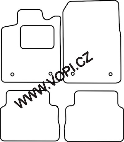 Autokoberce Opel Vectra C 2004 - 2008 Autofit (3436)